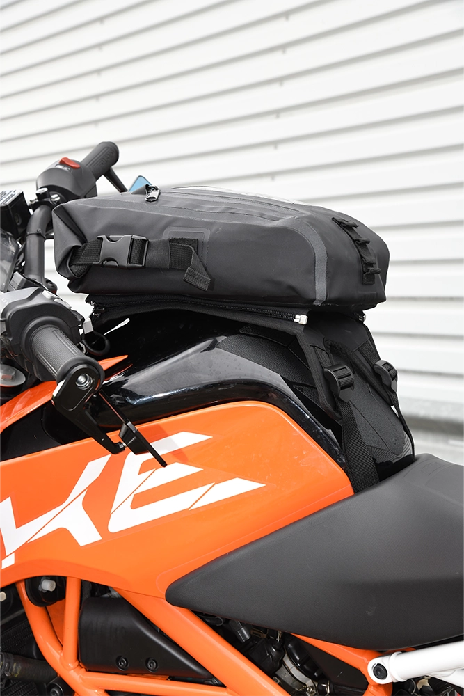 Oxford Aqua S8 Black Waterproof Motorcycle Motorbike Tank Bag Roll Pack 8L